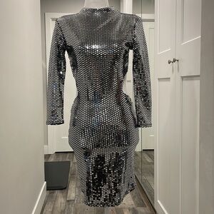 Sequin mini dress